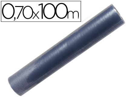 ROLO PLASTICO FORRA LIVROS, 0,770 MT X 100 MT. 70 MICRONS