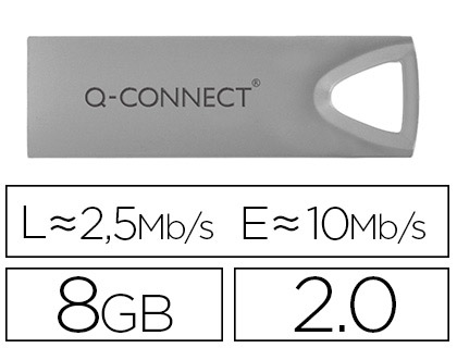 PEN DRIVE USB Q-CONNECT FLASH PREMIUM 8 GB 2.0
