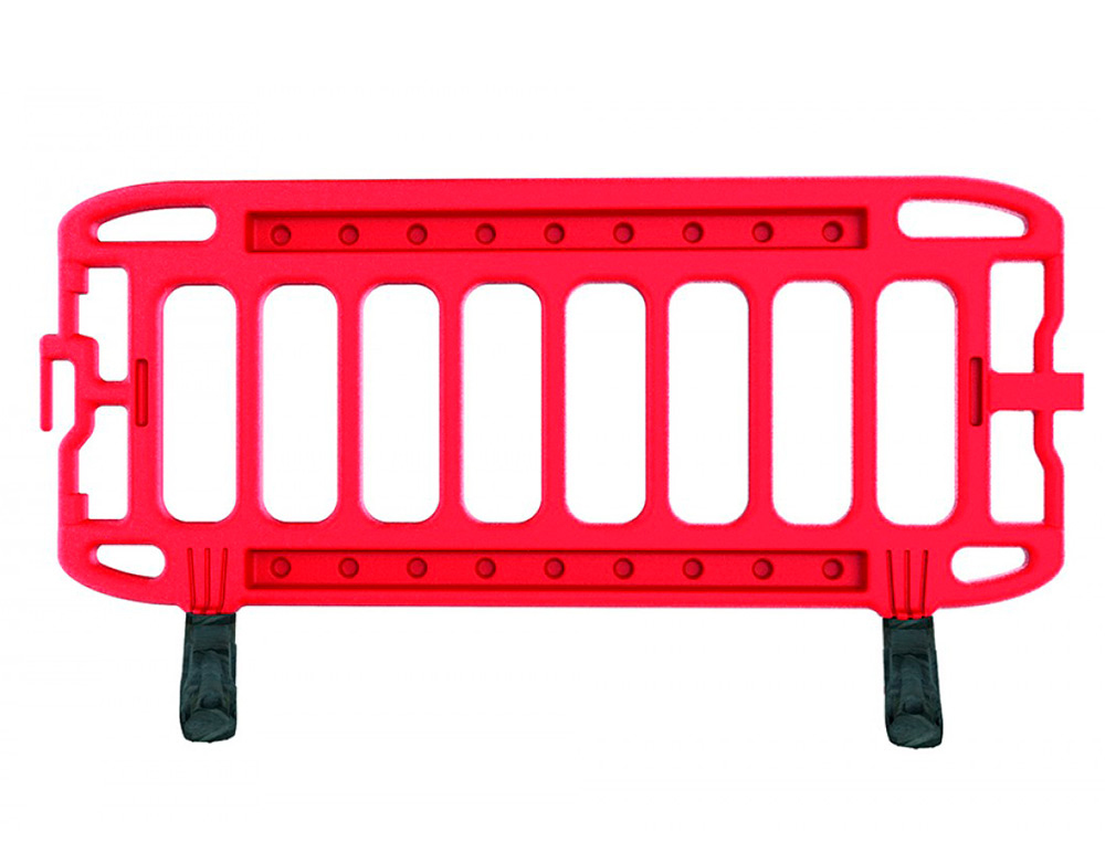 BARREIRA FARU NAVIGATOR POLIETILENO VERMELHO COMPRIMENTO 2 MT