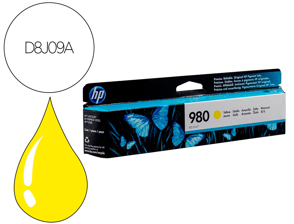 TONER HP EMPRESA X585 AMARELO N 980
