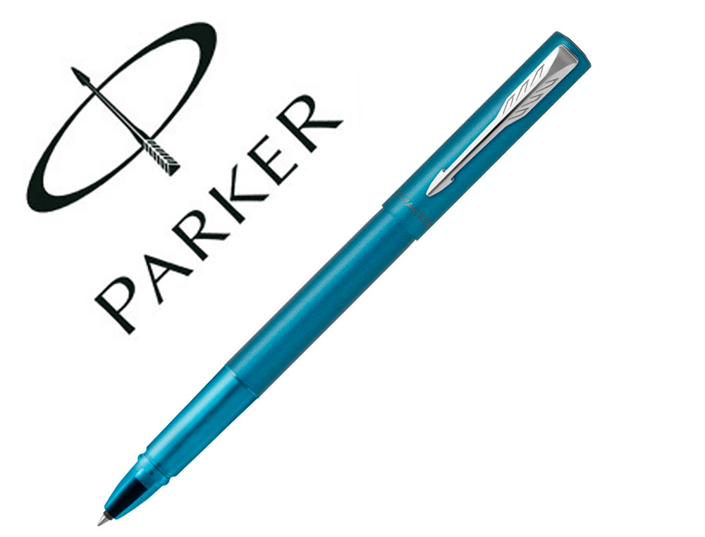 ROLLER PARKER VECTOR XL AZUL ARDOSIA PONTA FINA