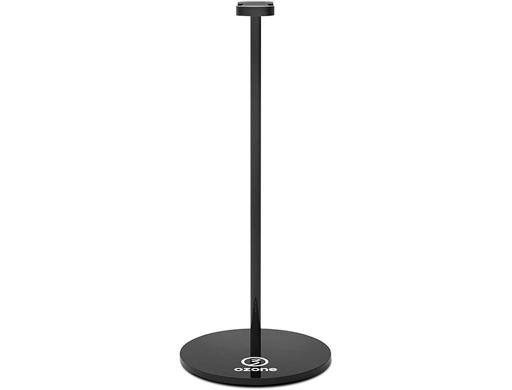 SUPORTE PARA AURICULAR OZONE MUTE ALUMINIO ALTURA 255 MM COR PRETO