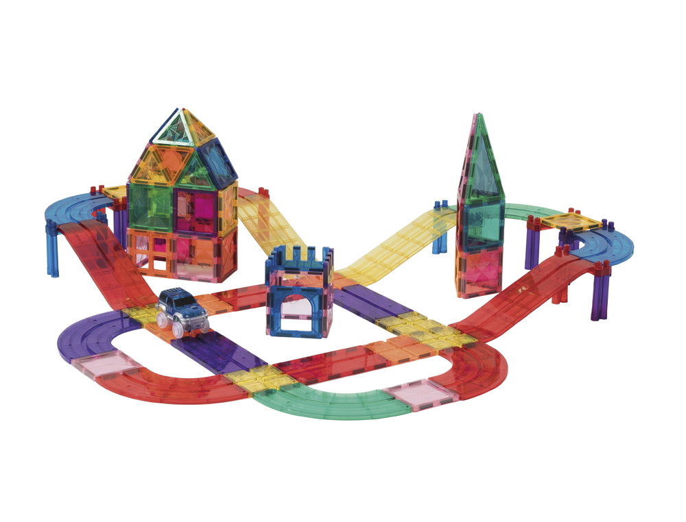 JUEGO DIDACTICO AMAYA CIRCUITO DE COCHES MAGNETICO 108 PIEZAS
