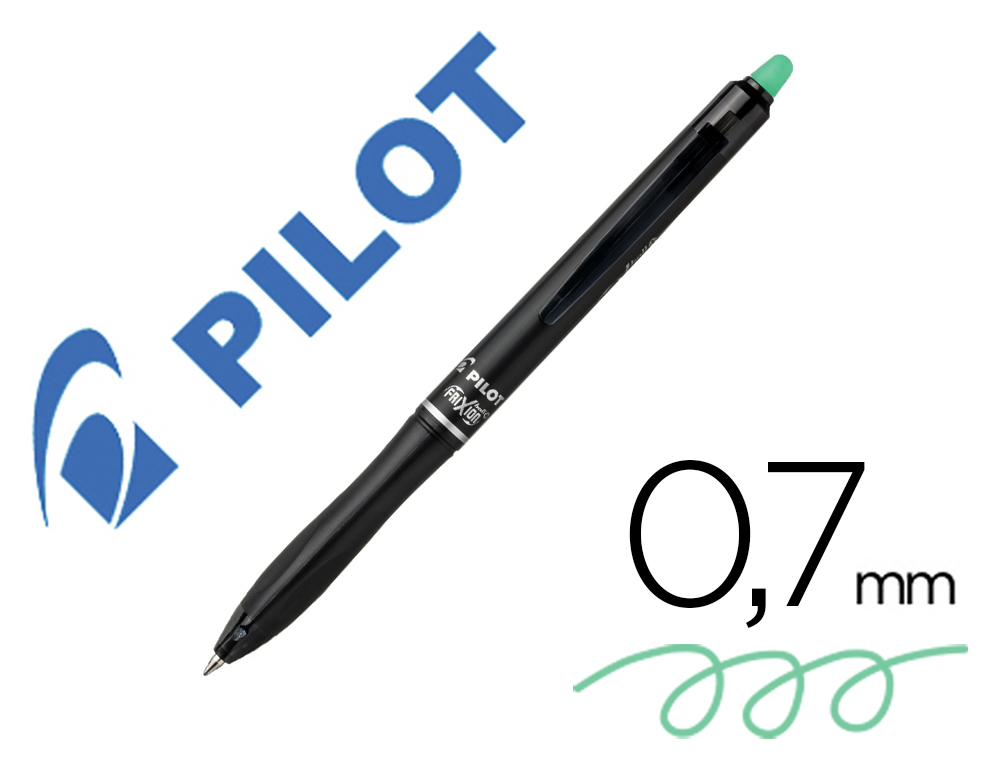 ESFEROGRAFICA PILOT FRIXION BALL PLUS APAGAVEL 0,7 MM PONTA MEDIA VERDE