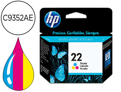 TINTEIRO HP C9352AE 22 TRICOLOR