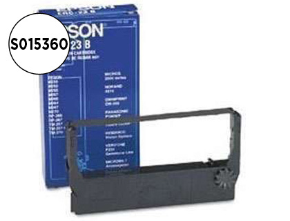 FITA IMPRESSORA EPSON ERC-23BR PRETO/VERMELHO M-267/270