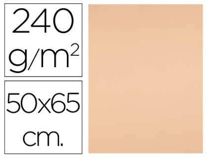 CARTOLINA LIDERPAPEL 50X65 CM 240 GR SEPIA