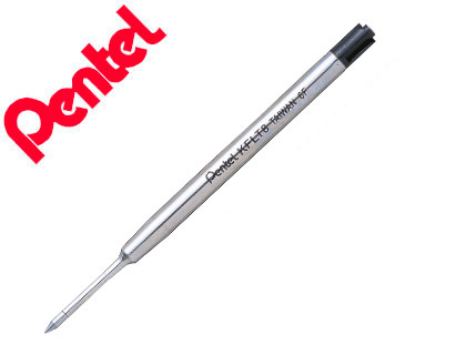RECARGA PENTEL KFL8-A, TINTA COR PRETA PARA BALL POINT PENTEL STERLING B810 E B811, B460, B800, B610