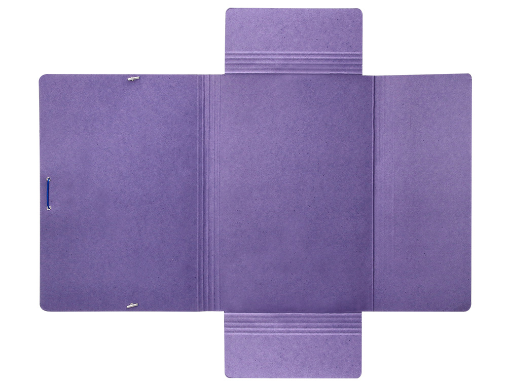 PASTA DE ELASTICOS LIDERPAPEL, FOLIO, COM ABAS, AZUL