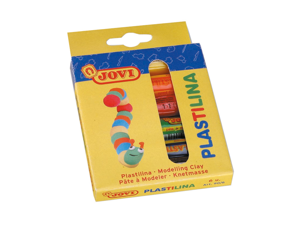 PLASTICINA JOVI CORES SORTIDAS - 6 BARRAS