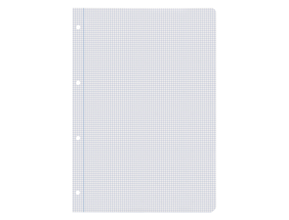 RECARGA LIDERPAPEL FOLIO 100 F 4TF-06 QUADRICULADO 3 MM 4 FUROS COM MARGEM
