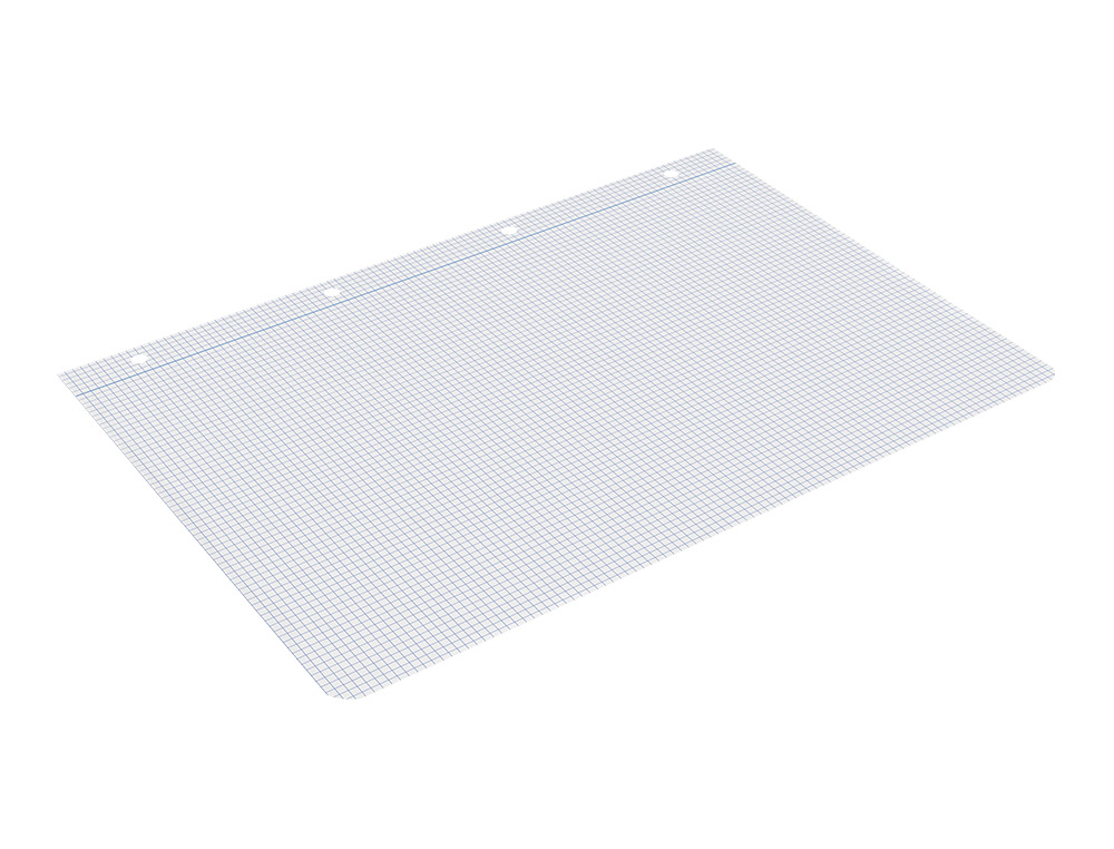 RECARGA LIDERPAPEL FOLIO 100 F 4TF-06 QUADRICULADO 3 MM 4 FUROS COM MARGEM