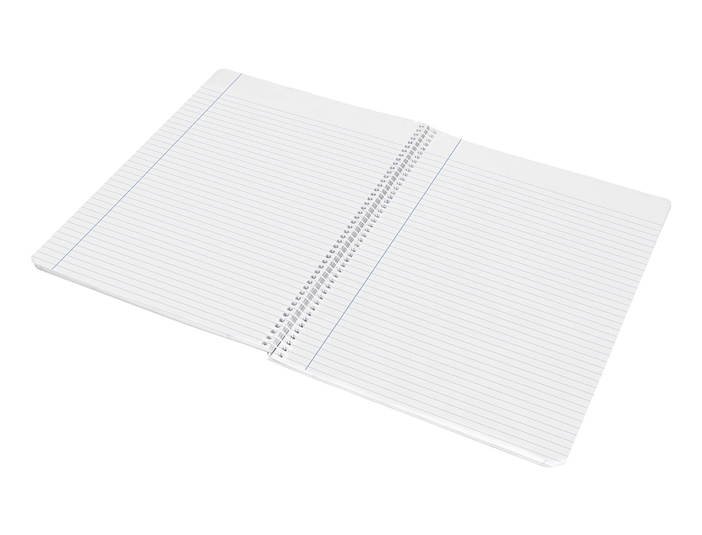 CADERNO ESPIRAL LIDERPAPEL WONDER DIN A4 CAPA PLASTICO 80 F 90 GR PAUTADO COM MARGEM CORES SORTIDAS