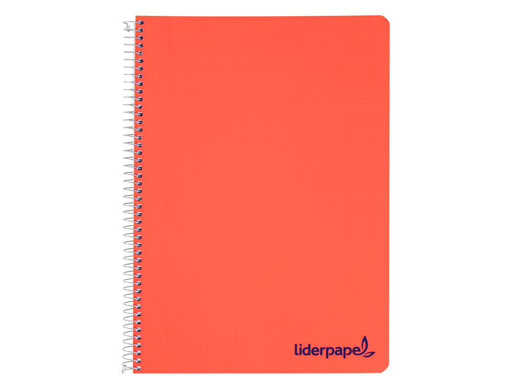CADERNO ESPIRAL LIDERPAPEL WONDER DIN A4 CAPA PLASTICO 80 F 90 GR PAUTADO COM MARGEM CORES SORTIDAS