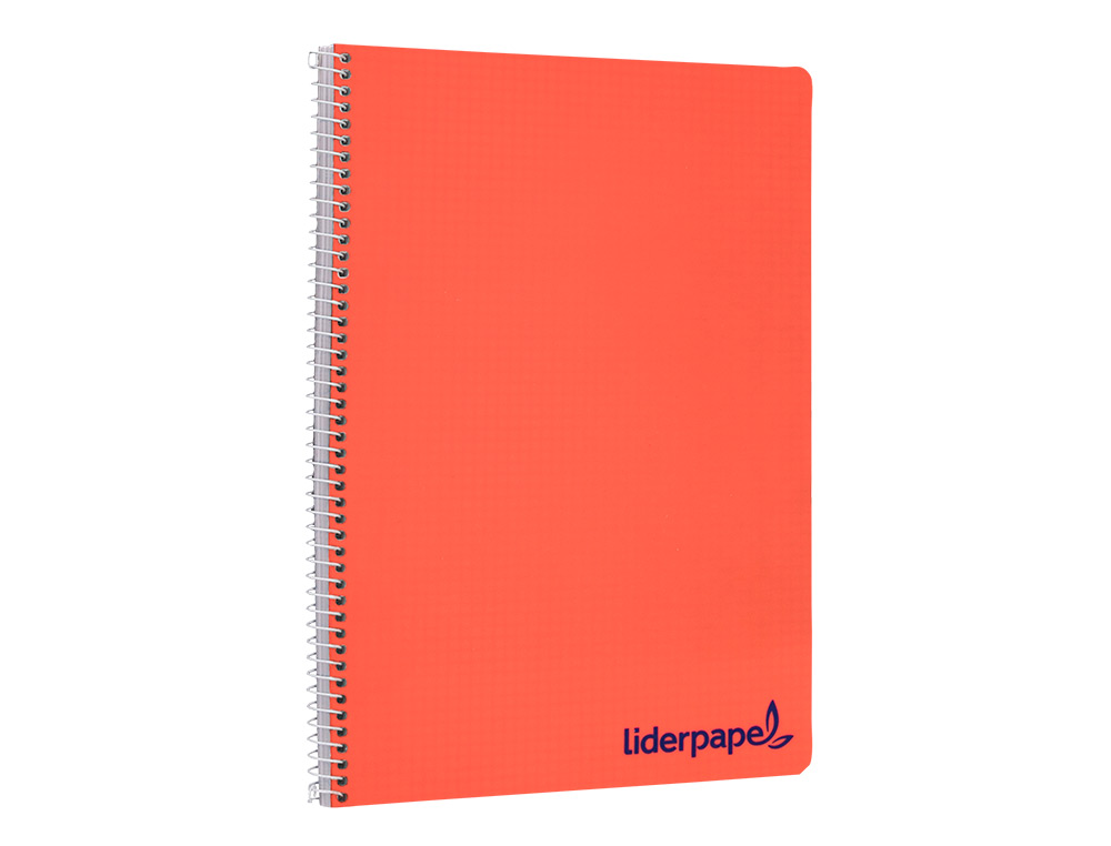 CADERNO ESPIRAL LIDERPAPEL WONDER DIN A4 CAPA PLASTICO 80 F 90 GR PAUTADO COM MARGEM CORES SORTIDAS