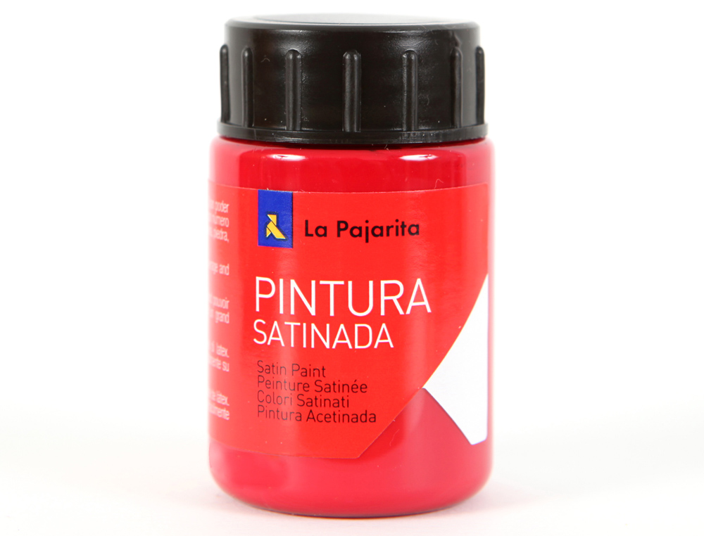 TINTA LATEX LA PAJARITA, 35 ML - VERMELHO CARMIM