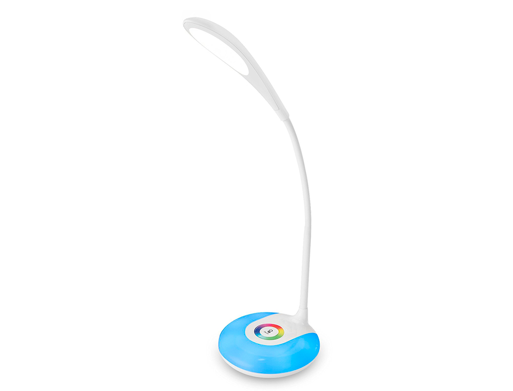 CANDEEIRO INFANTIL LIDERPAPEL DE SECRETARIA RECARREGAVEL ABS 16 LED 3.7W SENSOR 3 NIVEIS COR BRANCA