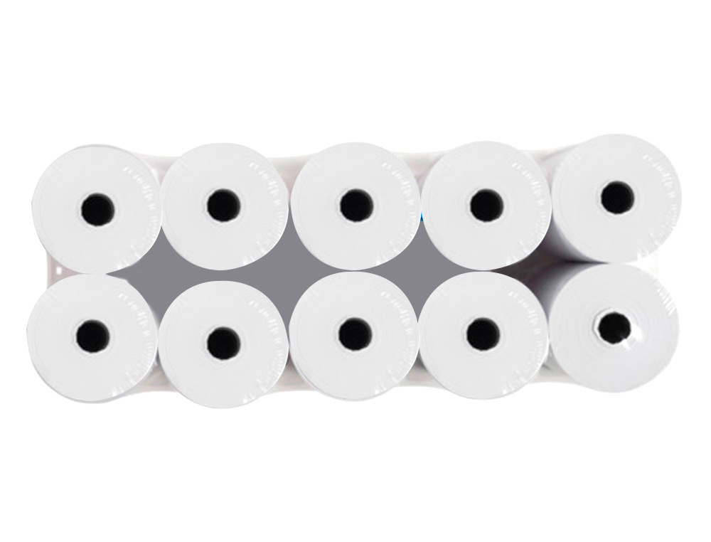 ROLO PAPEL PARA IMPRESSORA 57X65X11 MM 60 GR