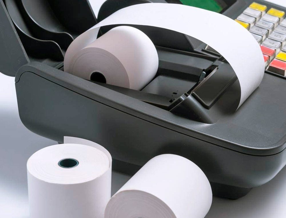 ROLO PAPEL PARA IMPRESSORA 75X65X11 MM 60 GR