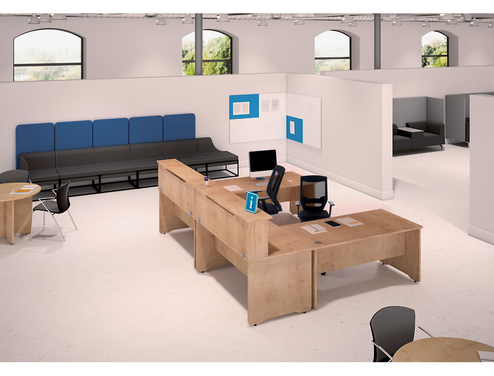 APOIO DE SECRETARIA ROCADA VALIDO PARA MESAS WORK METAL EXECUTIVE 200X30X40 CM ACABAMENTO AW04 BRANCO/BRANCO