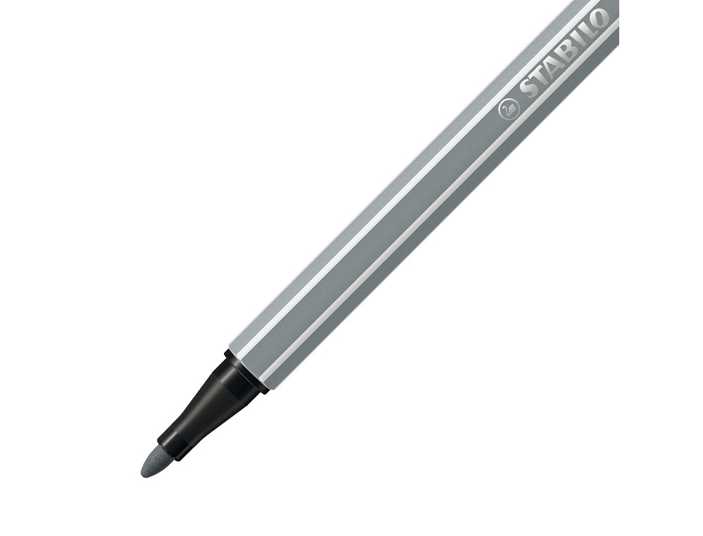 MARCADOR STABILO AGUARELAVEL PEN 68 CINZA AZULADO CLARO 1 MM