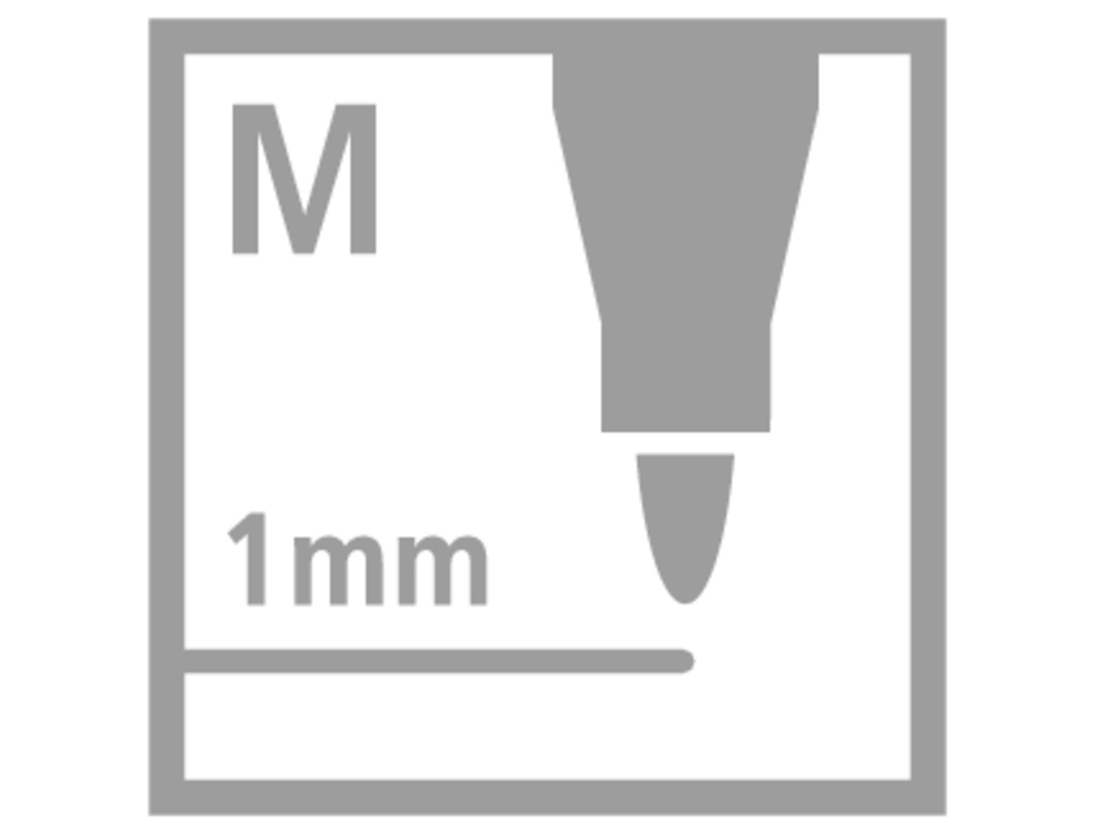 MARCADOR STABILO AGUARELAVEL PEN 68 CINZA AZULADO INTENSO 1 MM