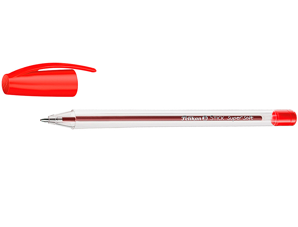 ESFEROGRAFICA PELIKAN STICK SUPER SOFT VERMELHO