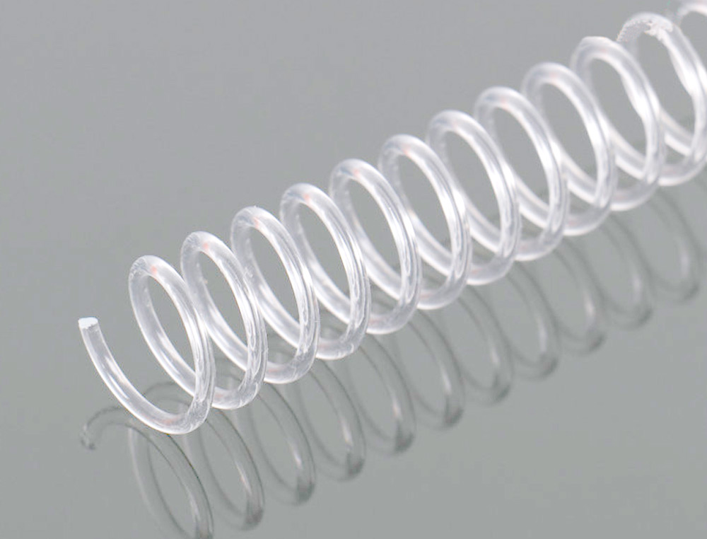 ESPIRAL Q-CONNECT DE PLASTICO TRANSPARENTE 32 5:1 6MM 1,8MM CAIXA DE 100 UNIDADES