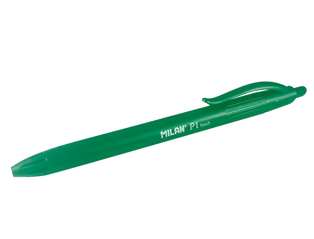 ESFEROGRAFICA MILAN P1 RETRATIL 1 MM TOUCH VERDE
