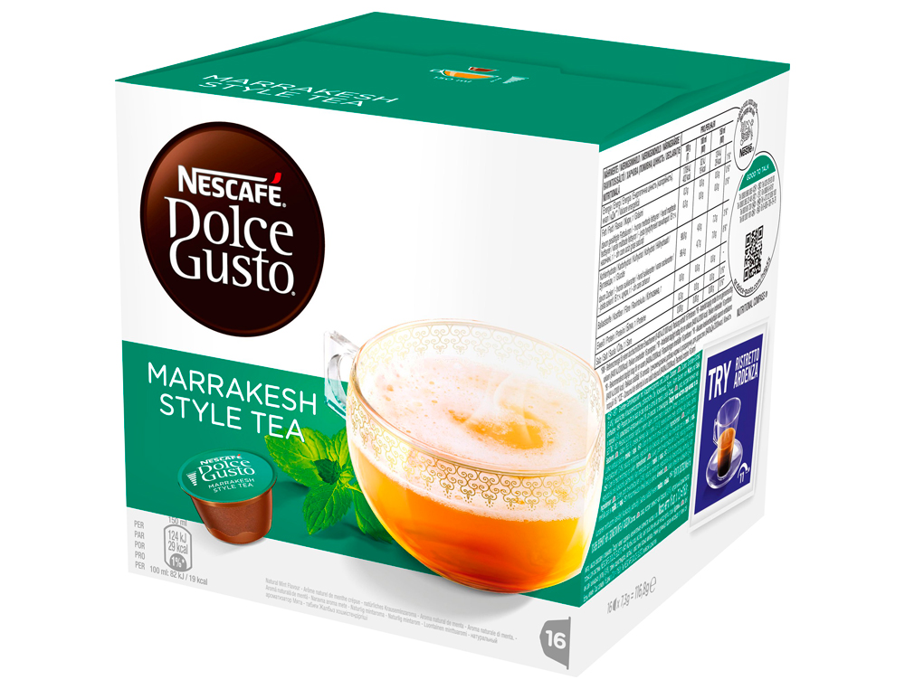 CHA DOLCE GUSTO MARRAKESH MONODOSIS CAIXA DE 16 UNIDADES