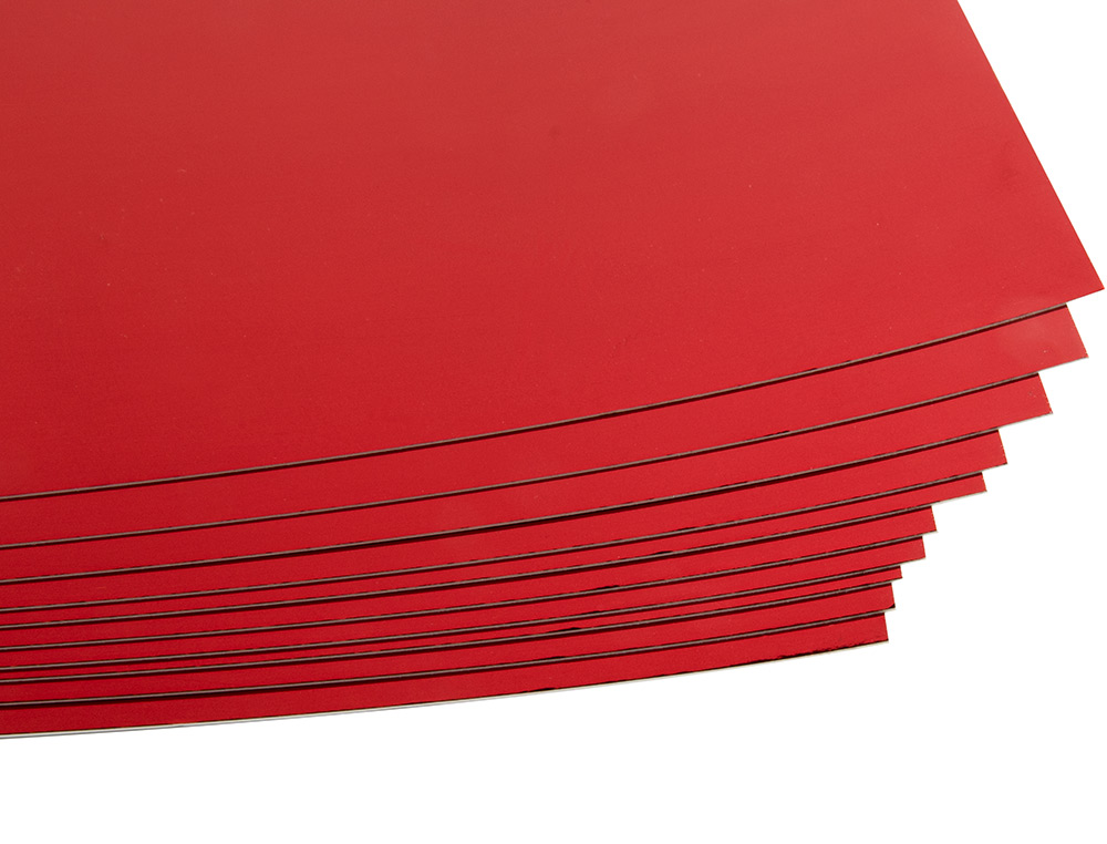 CARTOLINA LIDERPAPEL METALIZADA 50X65 CM 235 GR VERMELHA