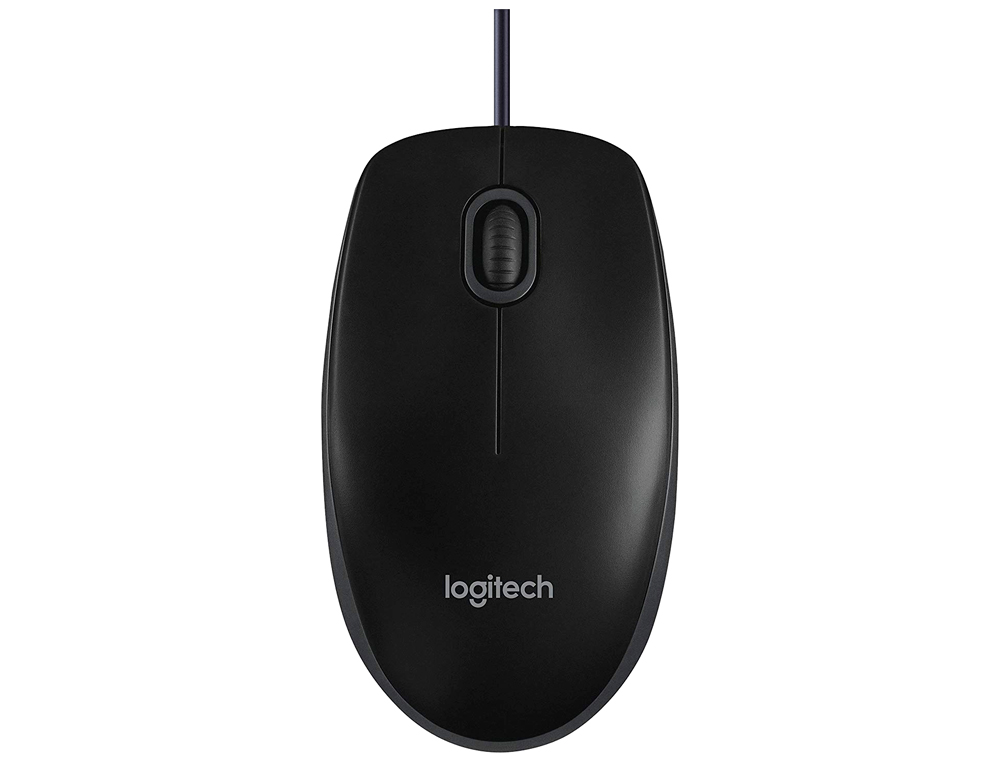 RATO LOGITECH OPTICO B100 USB 800 PPP PRETO