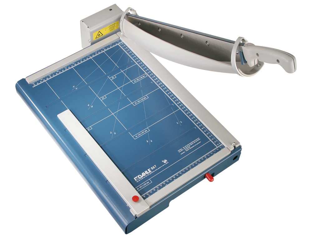 CISALHA DAHLE PROFISSIONAL 867 DE ALAVANCA DIN A3 METALICA CAPACIDADE DE CORTE 35 FOLHAS