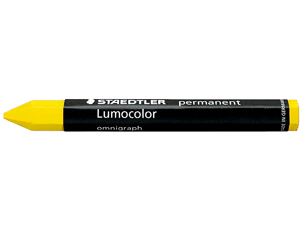 MINAS STAEDTLER PARA MARCAR AMARELO LUMOCOLOR PERMANENTE OMNIGRAPH 236 CAIXA DE 12 UNIDADES