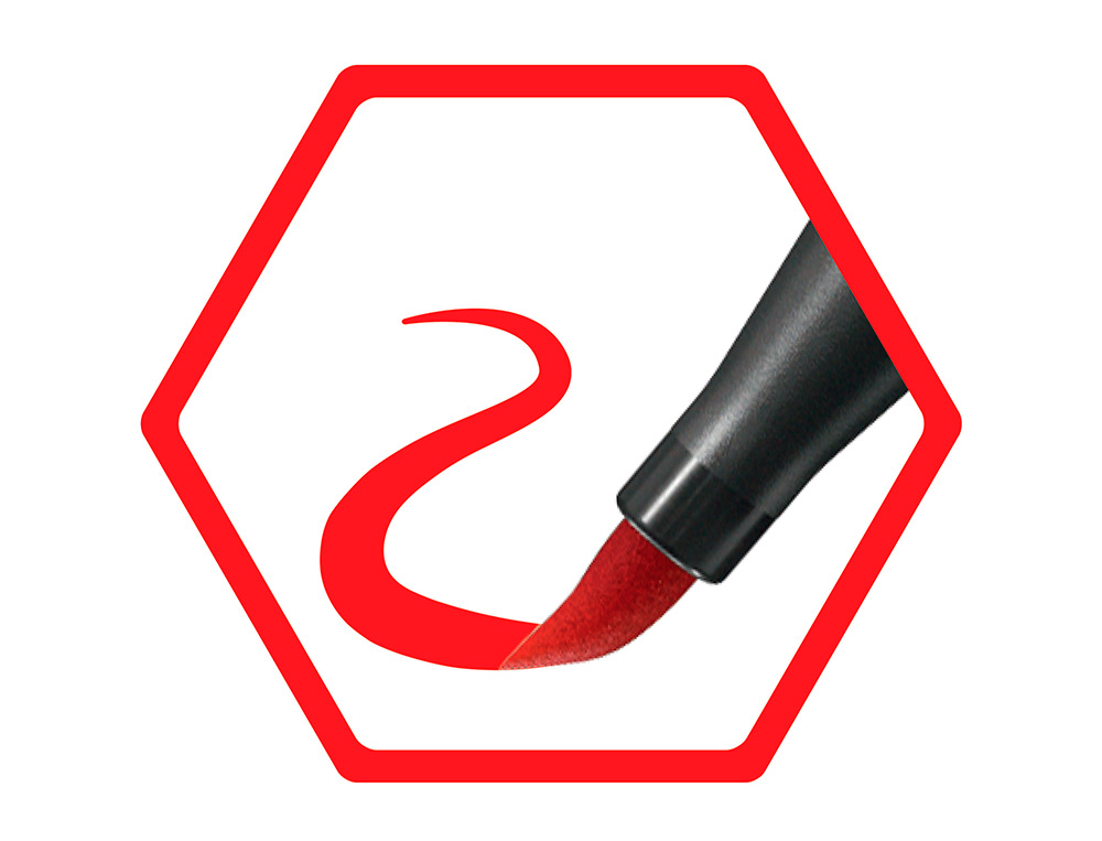 MARCADOR STABILO AGUARELAVEL PEN 68 BRUSH PONTA PINCEL ESTOJO DE 12 UNIDADES CORES SORTIDAS