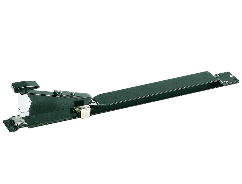 AGRAFADOR RAPID HD12 CAPACIDADE 40 FOLHAS PROFUNDIDADEE AGRAFADO 300 MM COR PRETA USA AGRAFES 24/6-8+