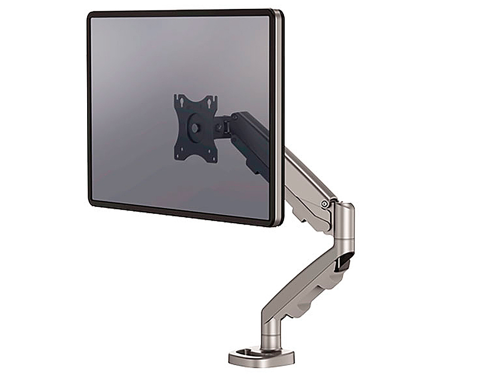 BRAO PARA MONITOR FELLOWES SERIE EPPA AJUSTAVEL ALTURA 1 VISOR NORMATIVA VESA ATE 10 KG PRATA