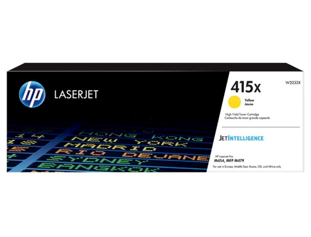 TONER HP 415X LASER COLOR M454 / MFP M479 AMARELO 6000 PAGINAS