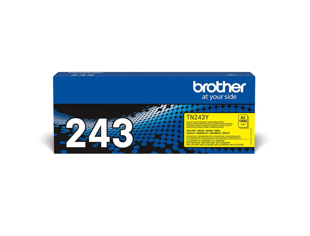TONER BROTHER TN243Y DCP-L3510CDW / HL- L3270CDW / MFC-L3710CW AMARELO 1000 PAGINAS