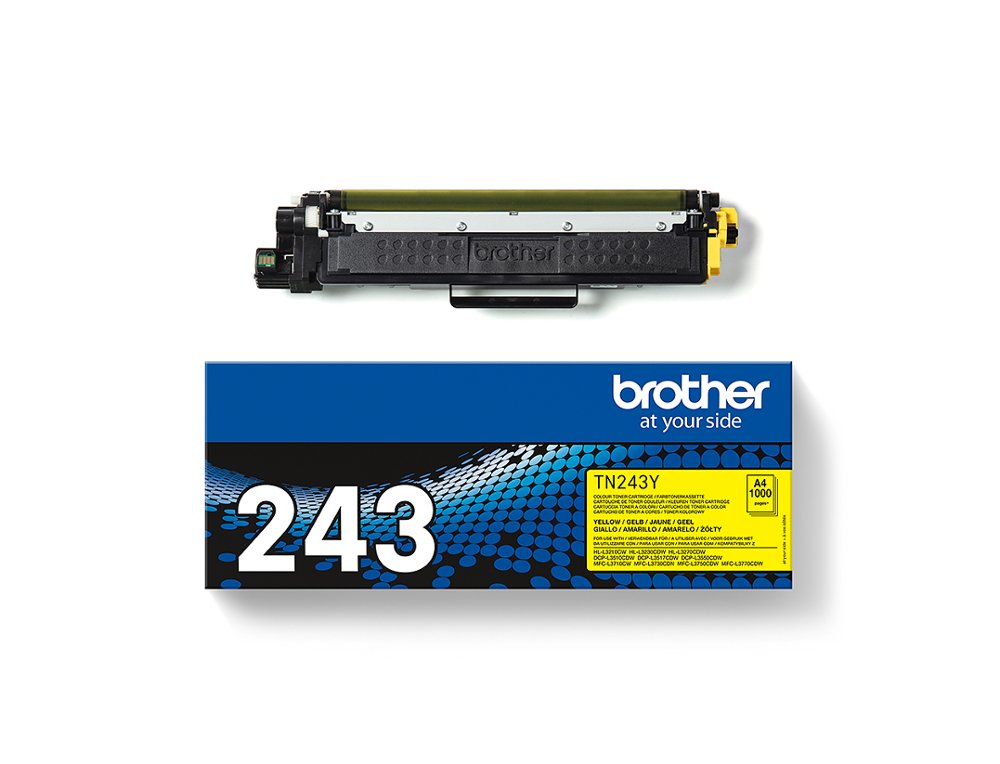 TONER BROTHER TN243Y DCP-L3510CDW / HL- L3270CDW / MFC-L3710CW AMARELO 1000 PAGINAS