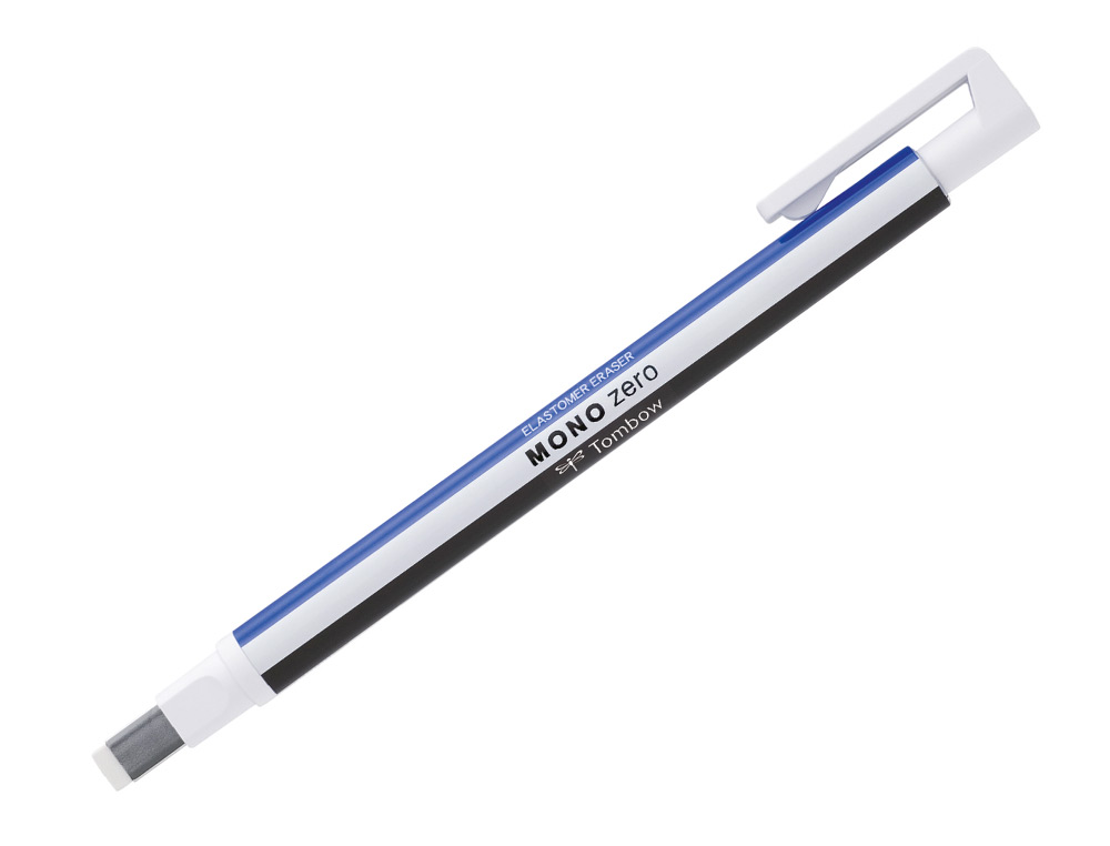 PORTA BORRACHA TOMBOW COM CLIP MONO ZERO PONTA RETANGULAR 2,5X5 MM