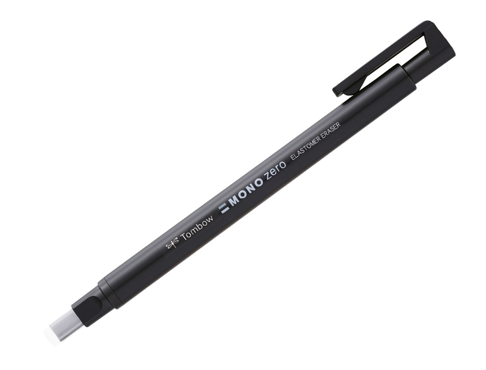 PORTA BORRACHA TOMBOW COM CLIP MONO ZERO PONTA RETANGULAR 2,5X5 MM