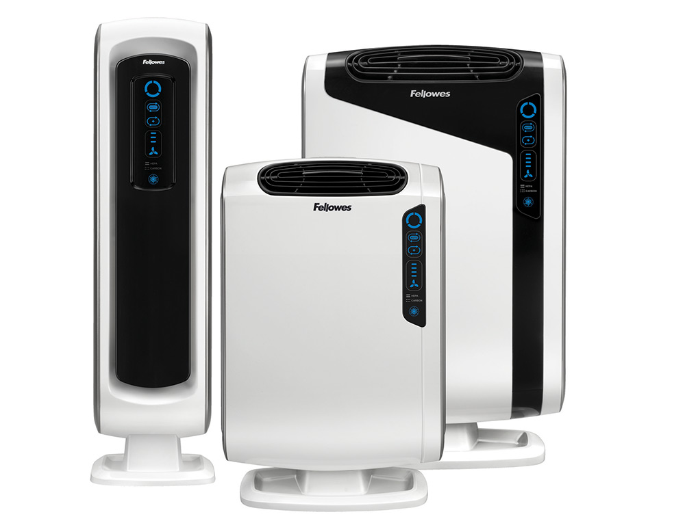 PURIFICADOR DE AR FELLOWES AERAMAX DX5 RENDIMENTO ATE 8 M3 FILTRO HEPA / CARBONO 180X214X700 MM