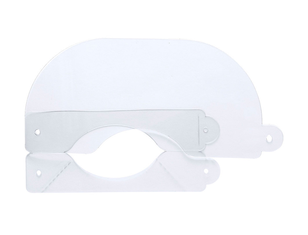 MASCARA BUCO-NASAL LEIBAN COM PROTETOR DE QUEIXO EM MATERIAL PET 17X8,5 CM