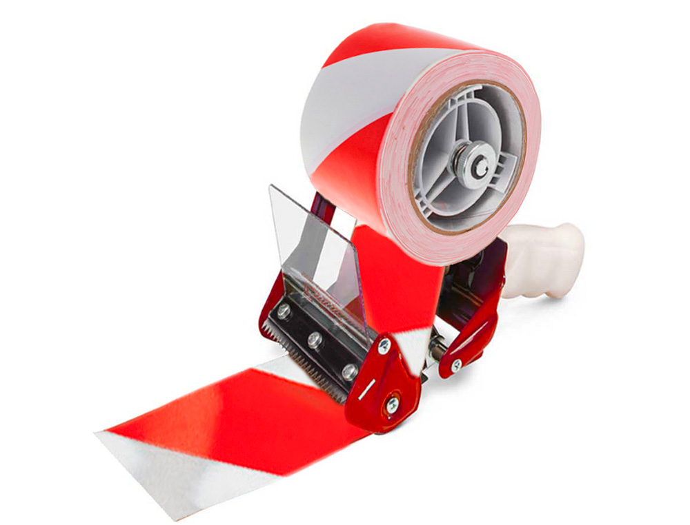 FITA DE SINALIZACAO Q-CONNECT NAO ADESIVA VERMELHA E BRANCA 75 MM X 300 M