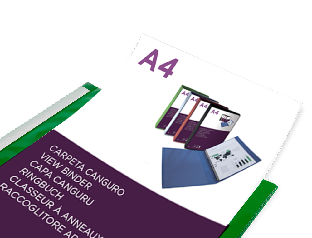 PASTA CANGURU LIDERPAPEL POLIPROPILENO DIN A4 2 ANEIS 25 MM MISTOS VERDE TRANSLUCIDO