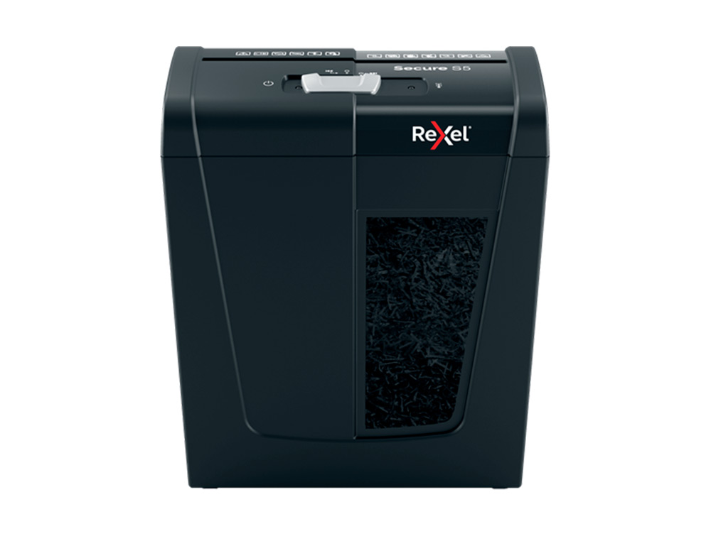 DESTRUIDORA DE DOCUMENTOS REXEL SECURE S5 EU CAPACIDADEE 5 FOLHAS AGRAFES CLIPS CART ES CD E CESTO DE PAPEIS 10 L