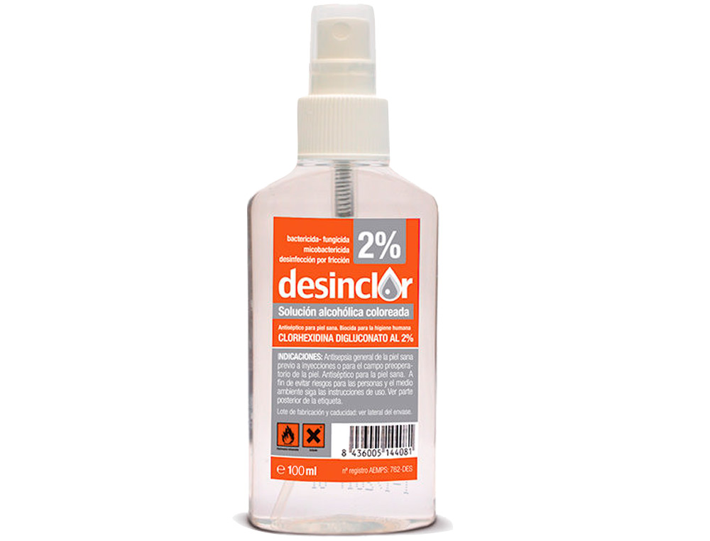 DESEMCLOR SOLUCAO 2% ALCOLICA FRASCO DE 125 ML