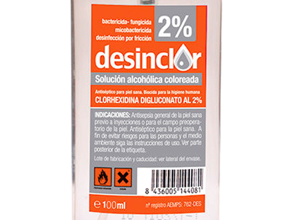 DESEMCLOR SOLUCAO 2% ALCOLICA FRASCO DE 125 ML