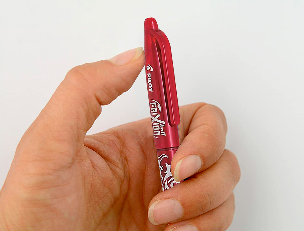 ESFEROGRAFICA PILOT FRIXION BALL APAGAVEL 0,7 MM PONTA MEDIA VERMELHO EM BLISTER